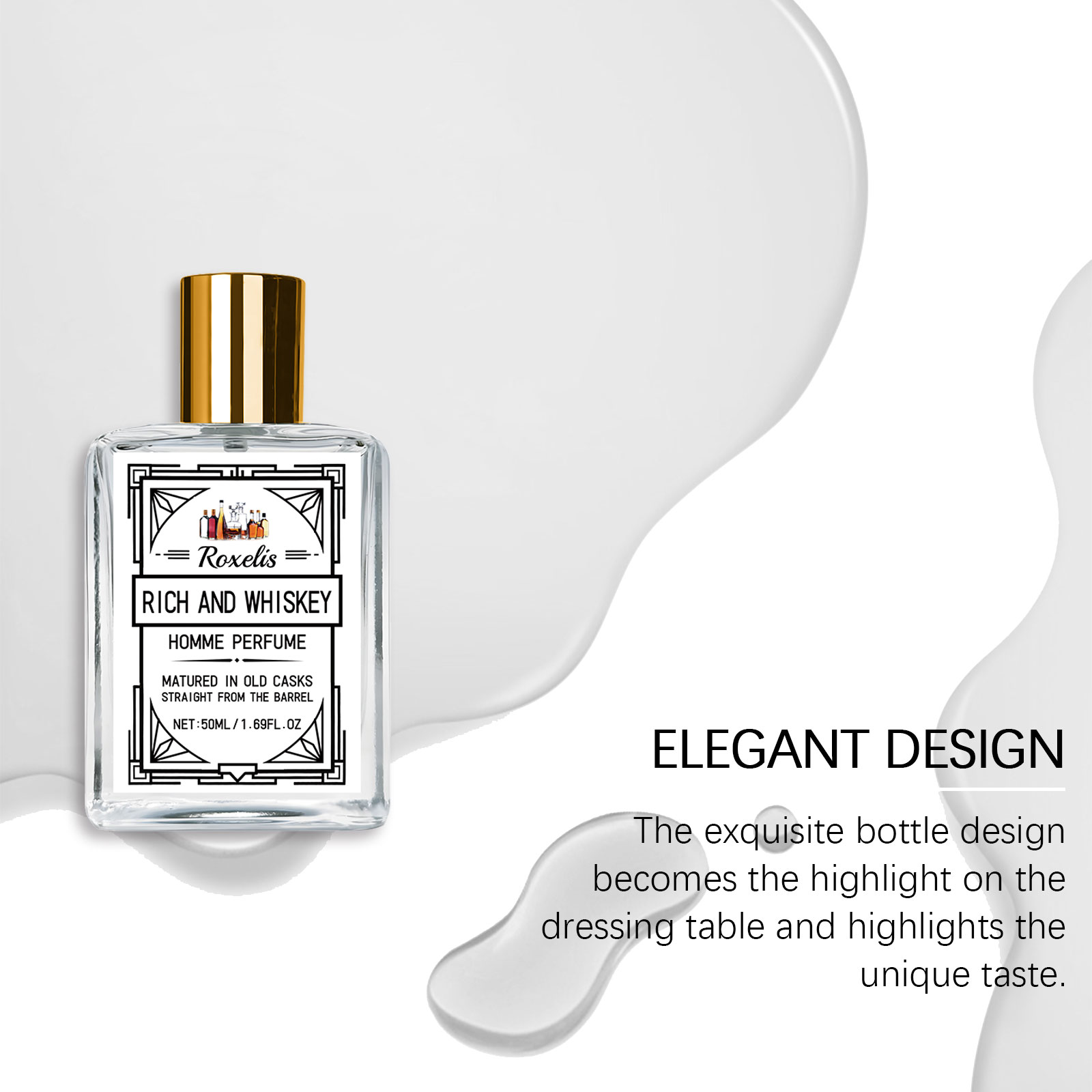 Roxelis 50ml Charm Whisky Perf – Perfume Fresh Fragrance recenzja i cena